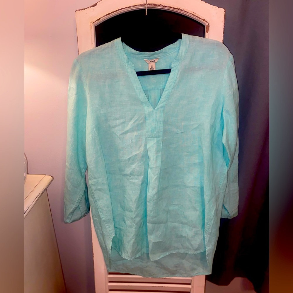 L.L. Bean Aqua Women's Top